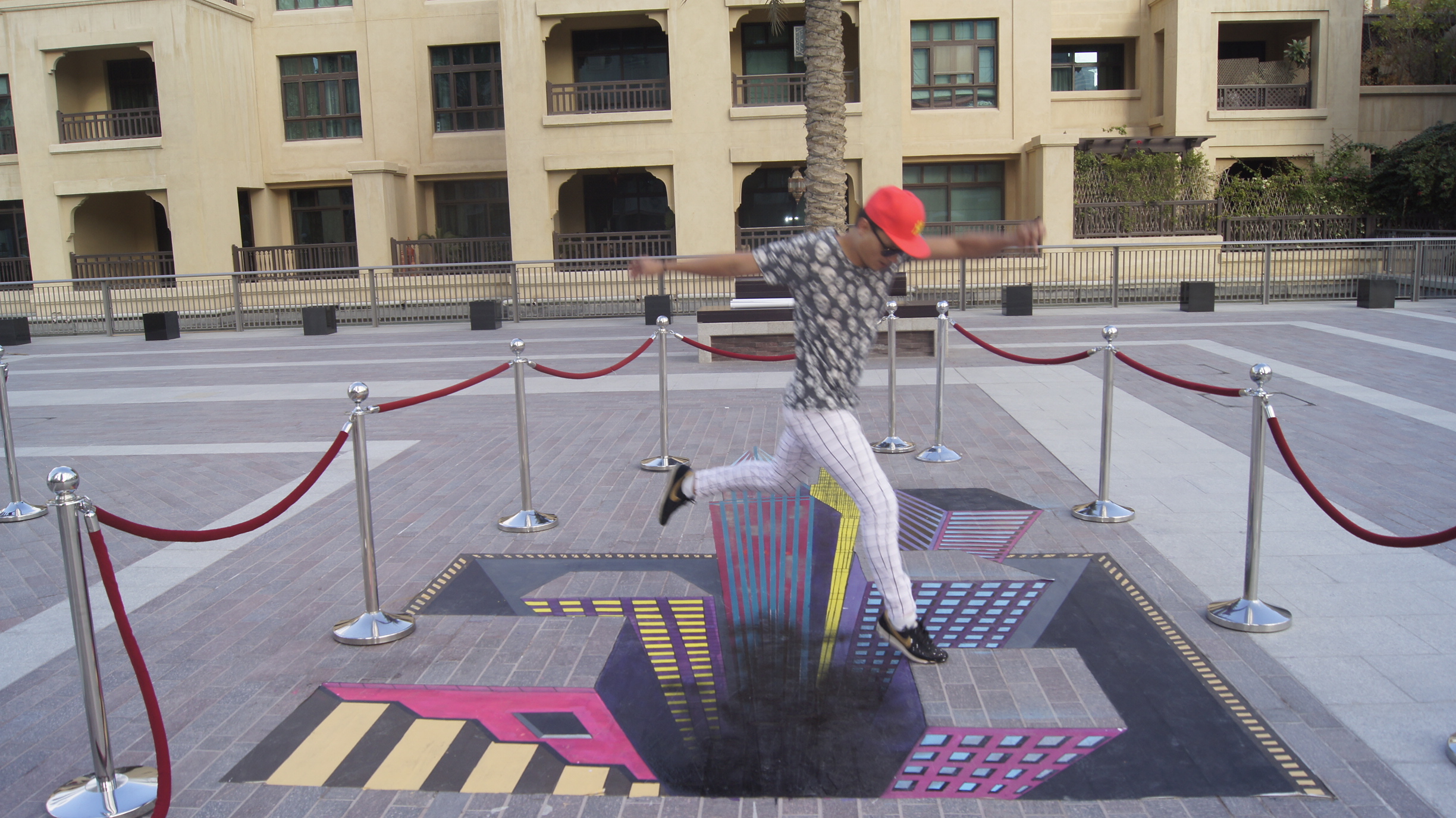 3D STREET ART performance