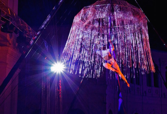 AERIAL CHANDELIER