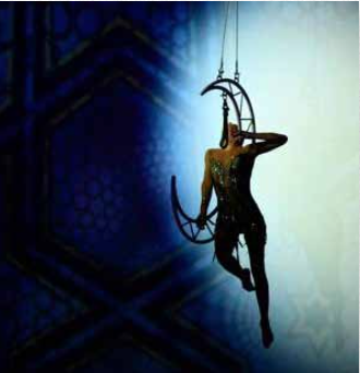AERIAL MOON performance