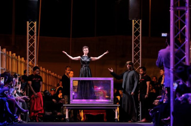 Arabic Illusionist performance