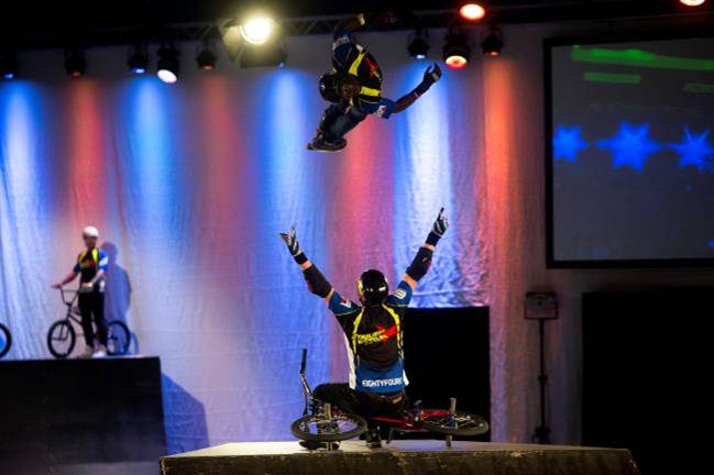 BMX Stunt Show performance
