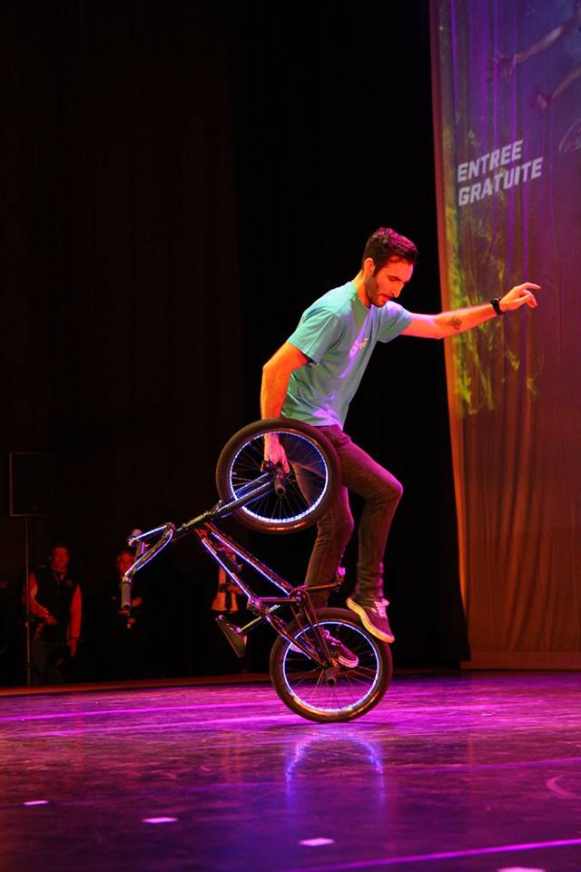 BMX Stunt Show performance