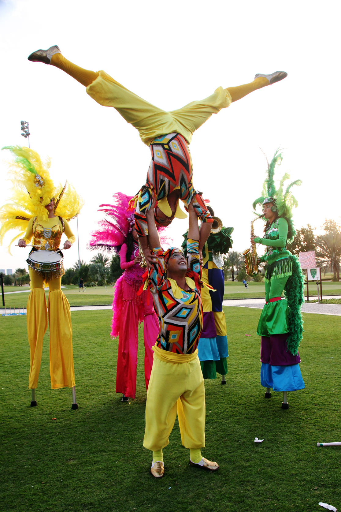 Brazilian Circus Parade performance