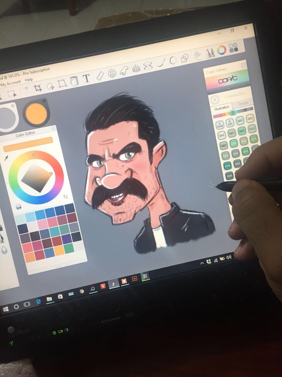 Caricature Artist performance