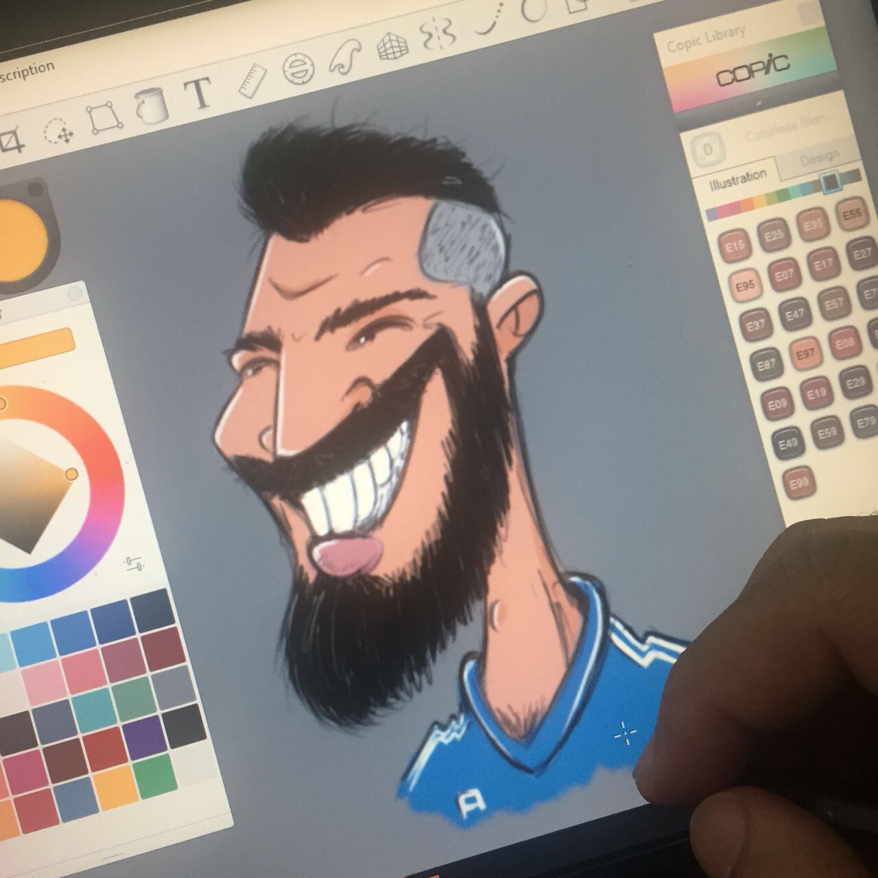 Caricature Artist performance