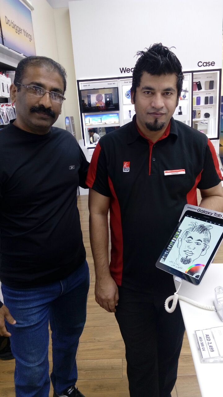 CARICATURE ARTIST performance