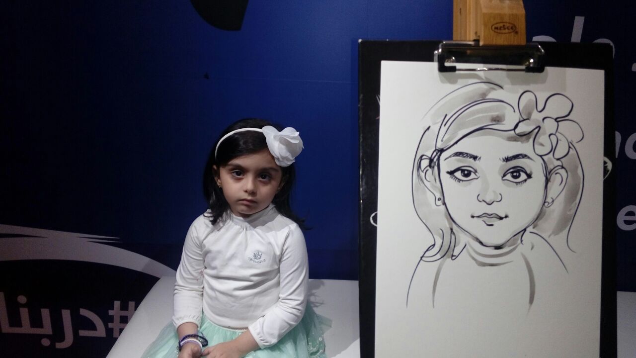 CARICATURE ARTIST performance