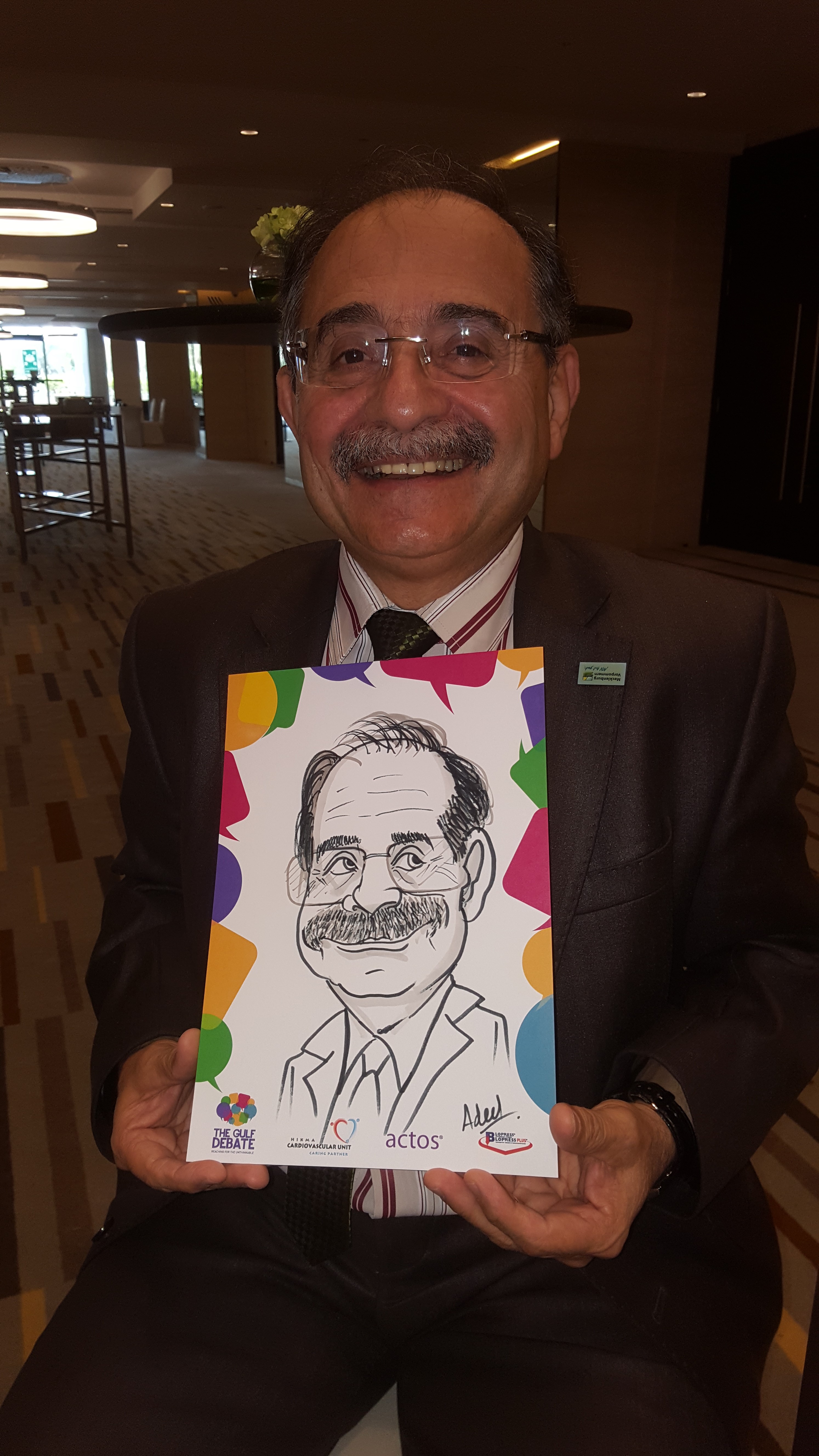 Caricature Artist performance