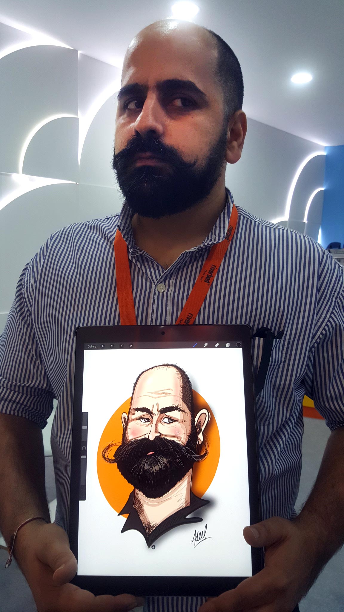 Caricature Artist performance