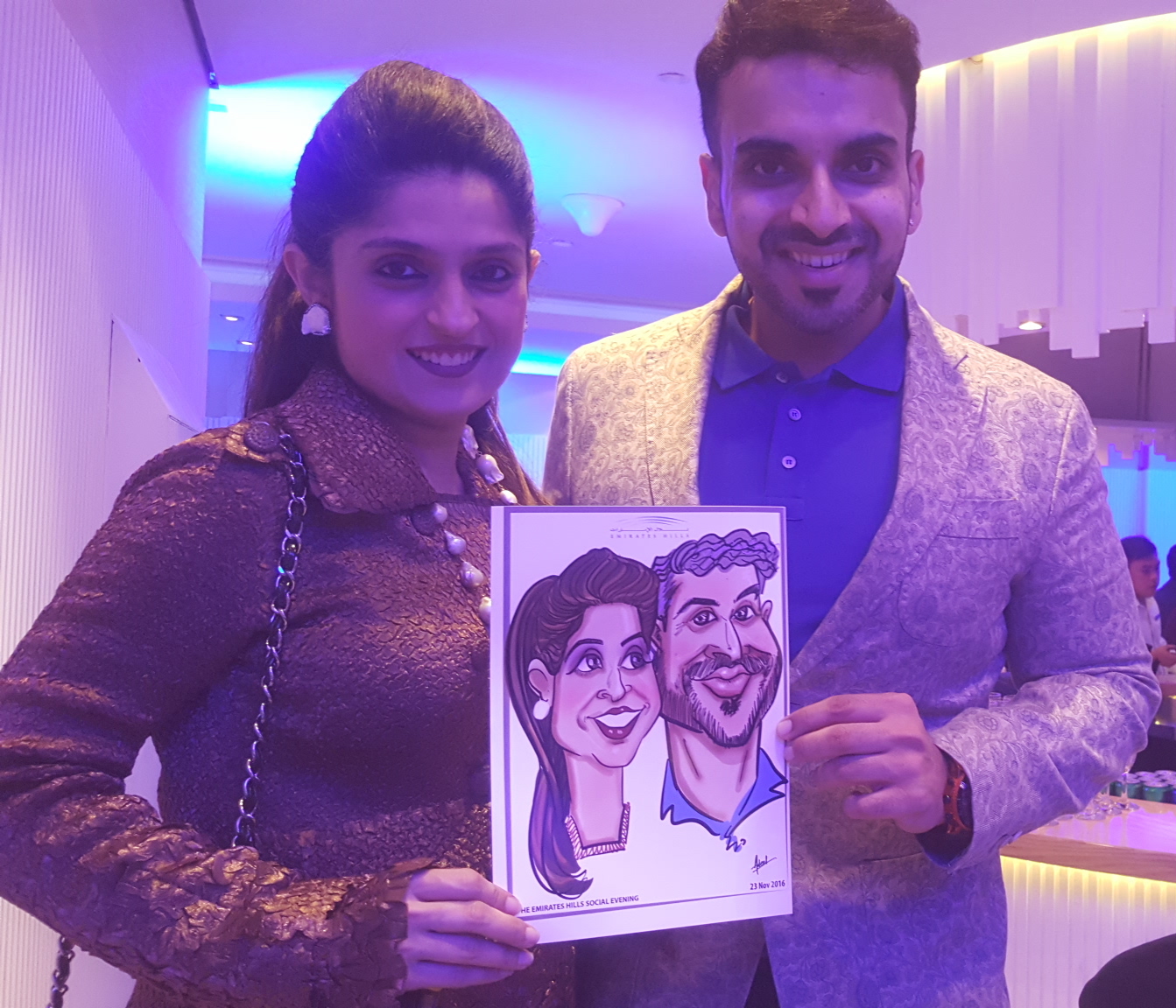 Caricature Artist performance