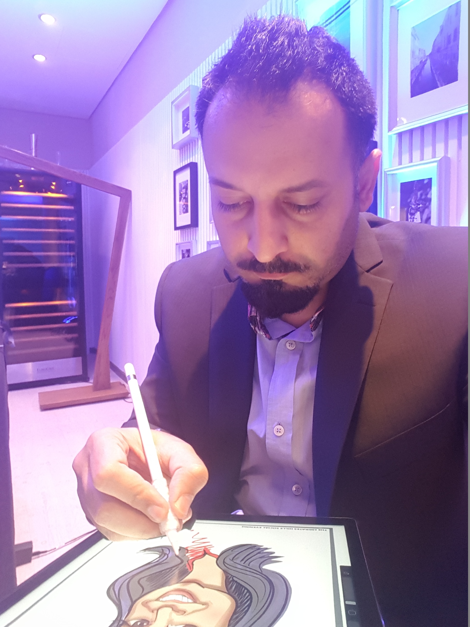 Caricature Artist performance