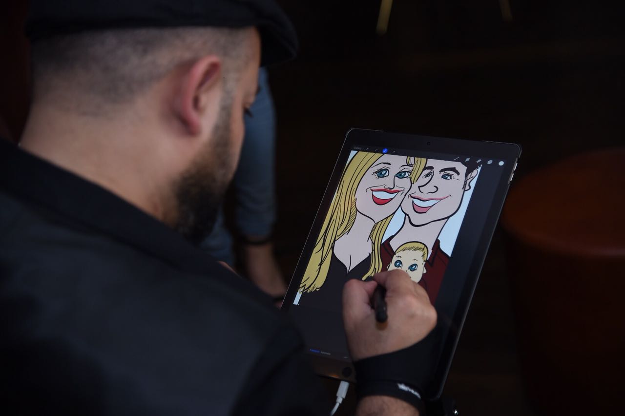 Caricature Artist performance
