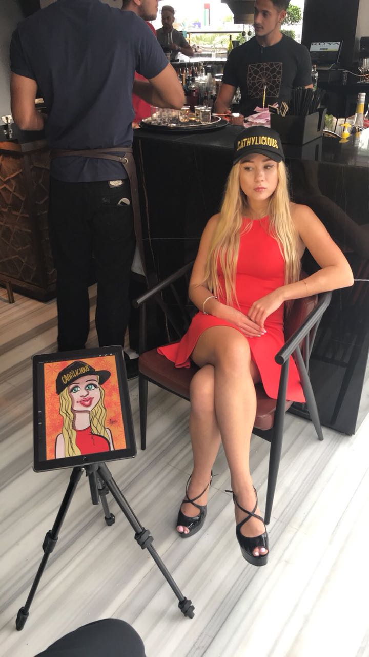 Caricature Artist performance