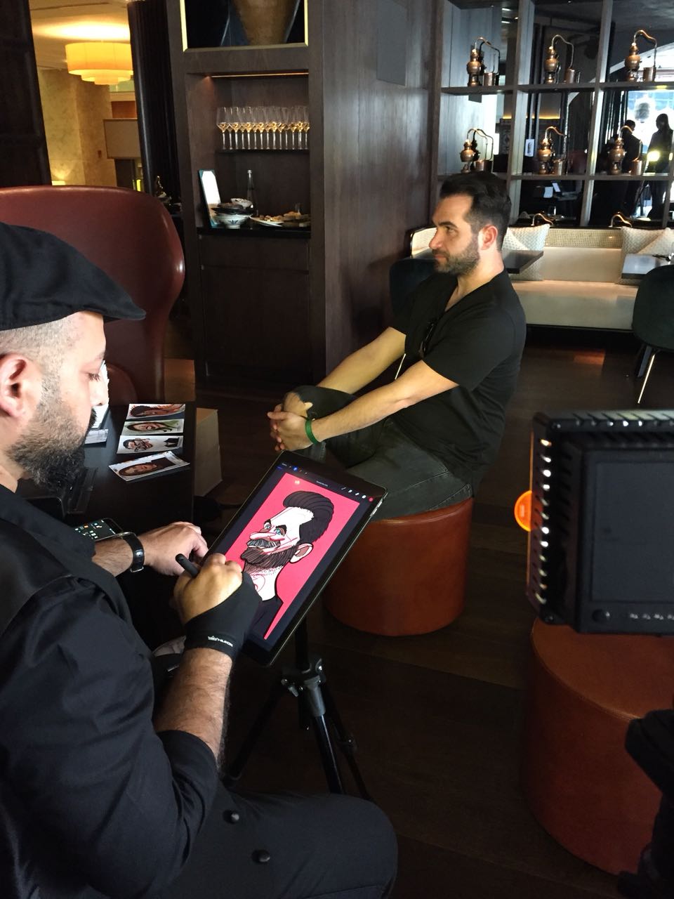 Caricature Artist performance