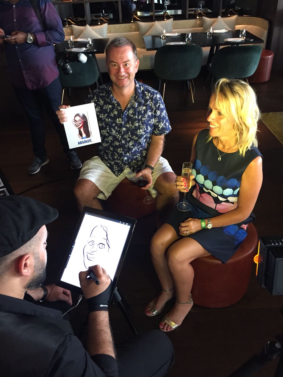 Caricature Artist performance