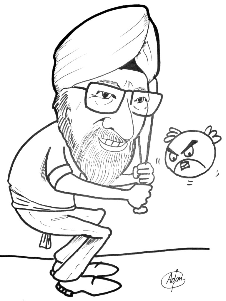 Caricaturist performance