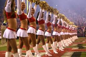 Cheerleaders performance