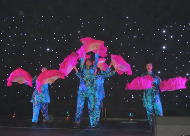 Chinese Dragon Dance performance