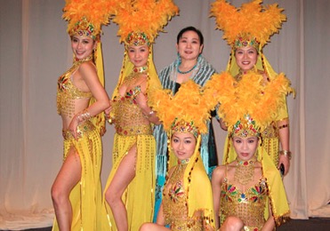 Chinese Xinjiang Dance performance