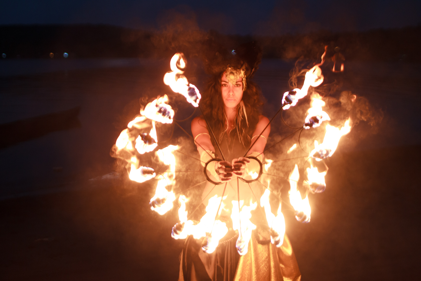 Contact Juggler/Fire Artist performance