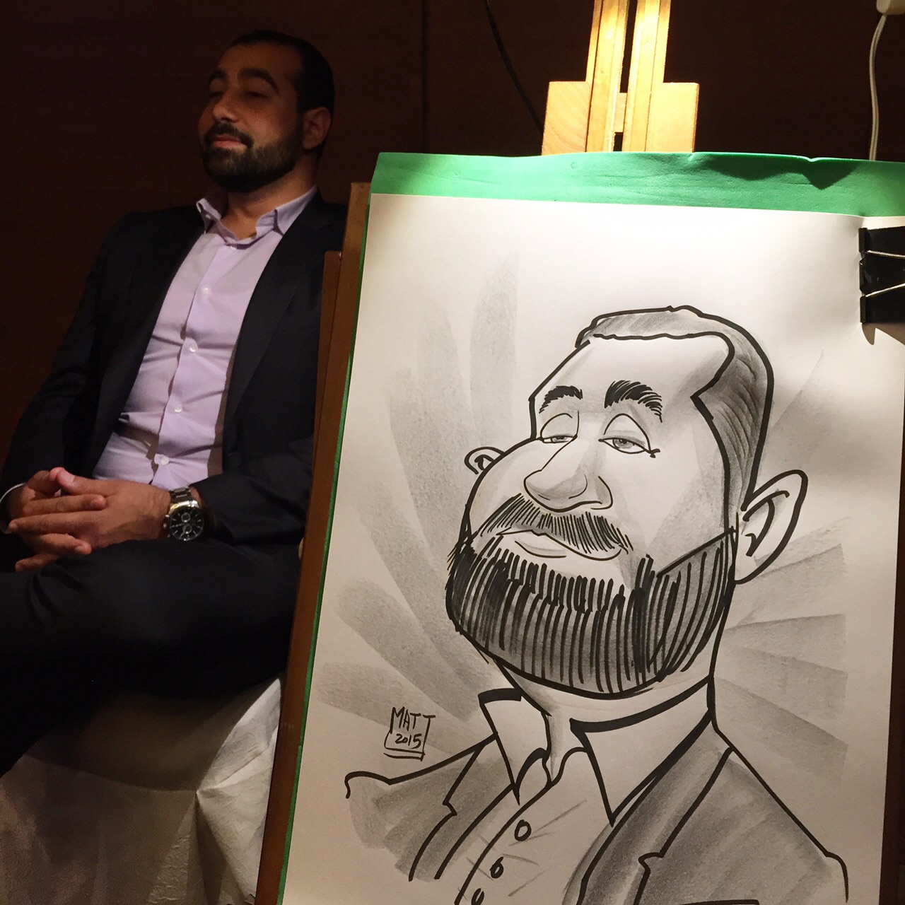 Digital/Trad. Caricature Artist performance