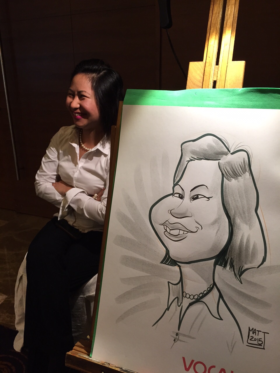 Digital/Trad. Caricature Artist performance