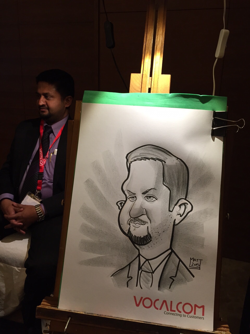 Digital/Trad. Caricature Artist performance