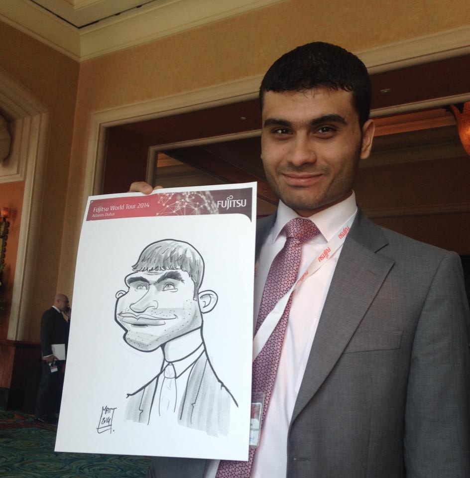 Digital/Trad. Caricature Artist performance