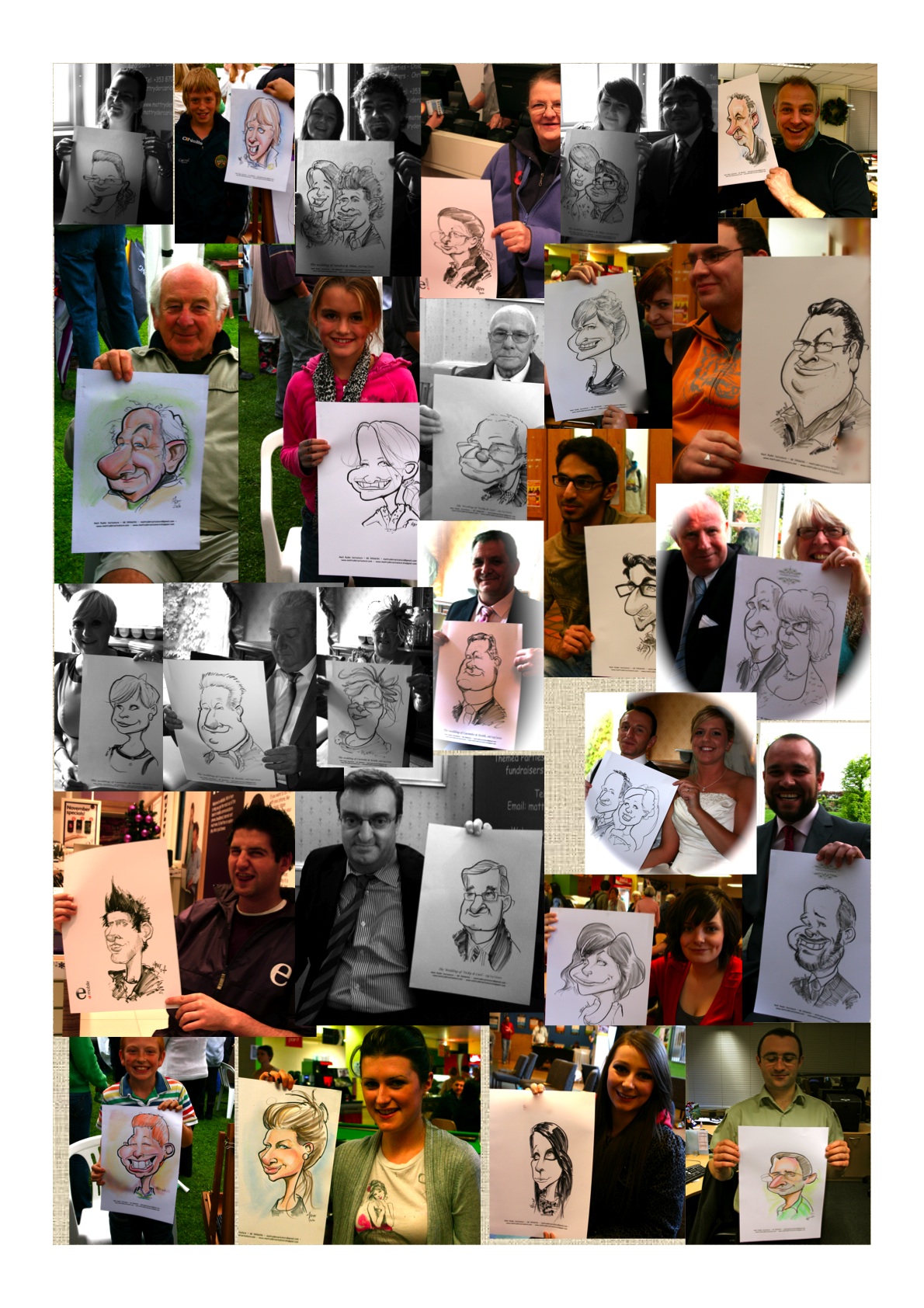 Digital/Trad. Caricature Artist performance