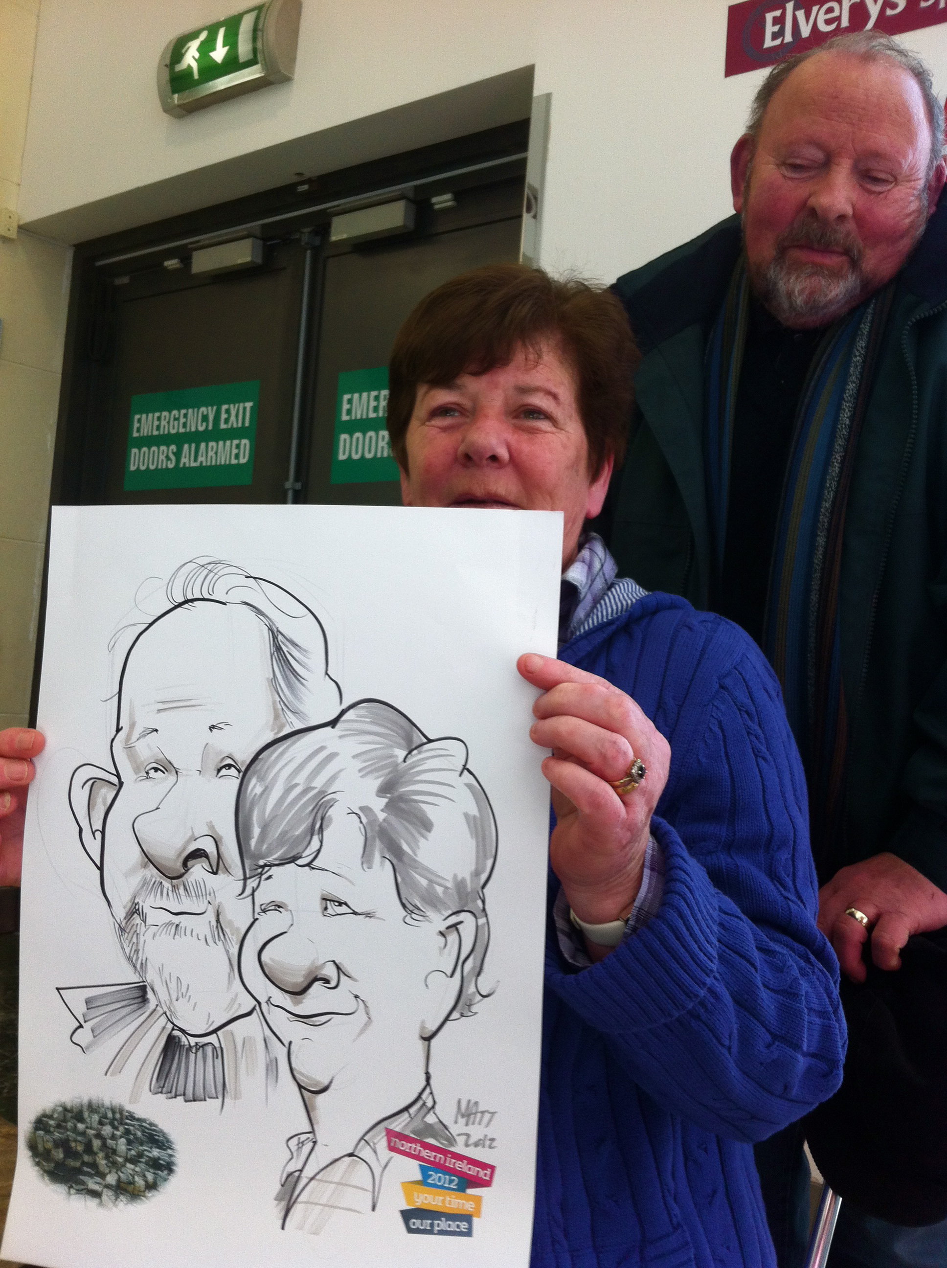 Digital/Trad. Caricature Artist performance