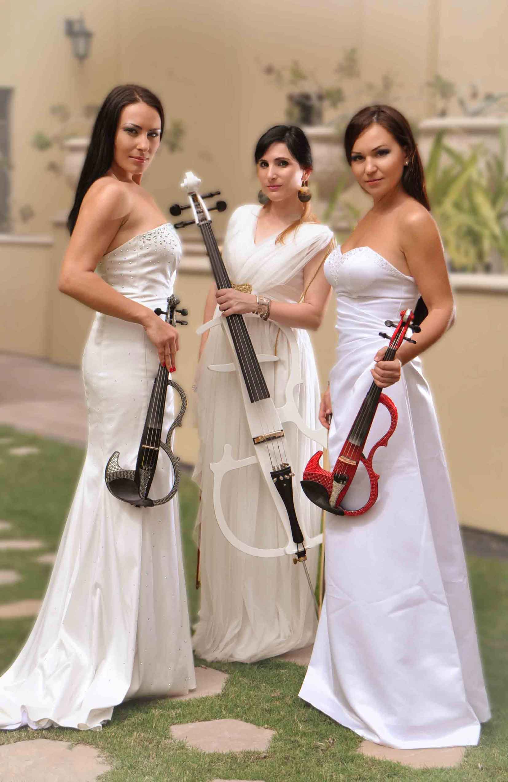 ELECTRIC STRING MUSICIANS performance