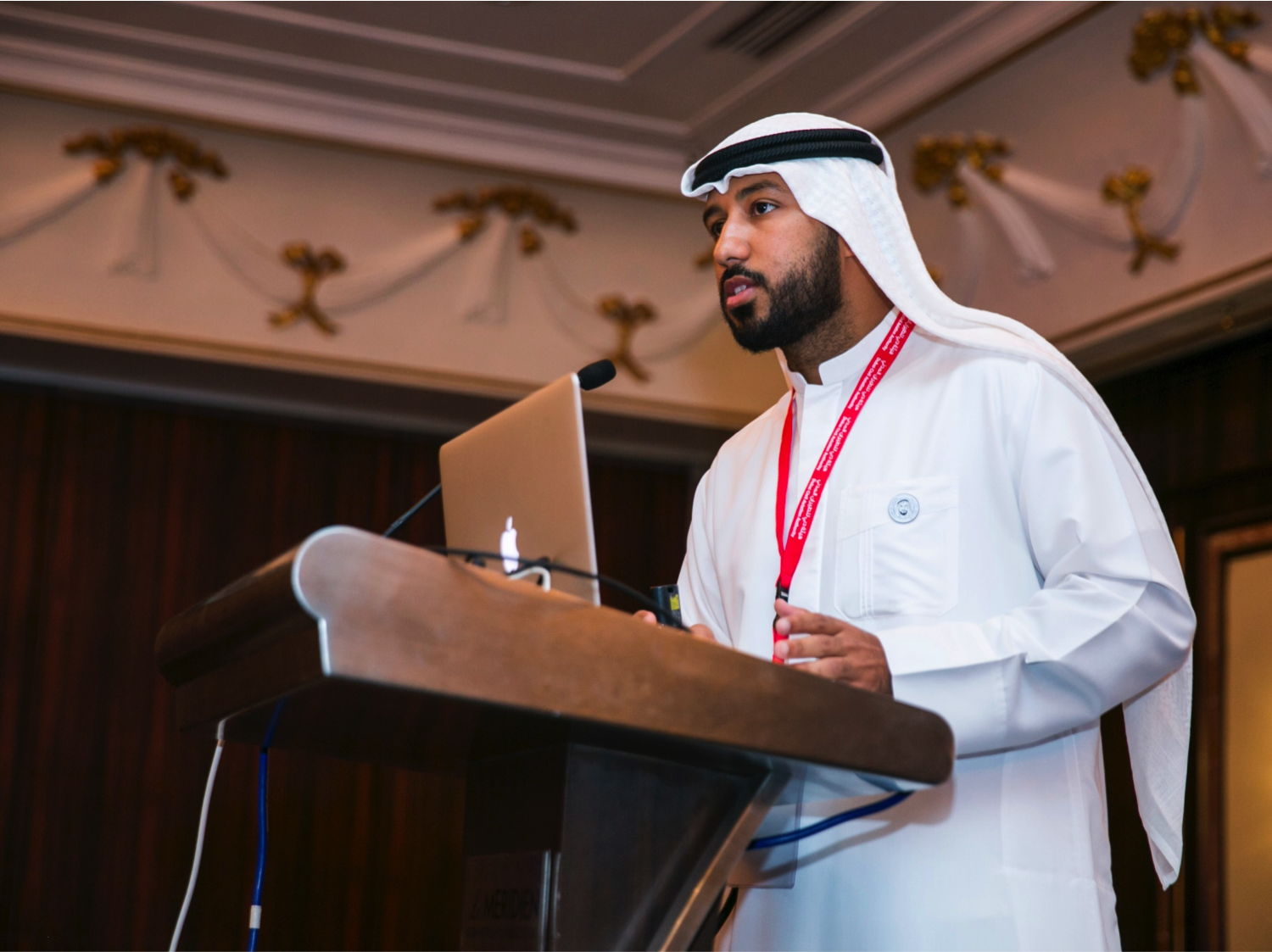 Emirati Emcee performance