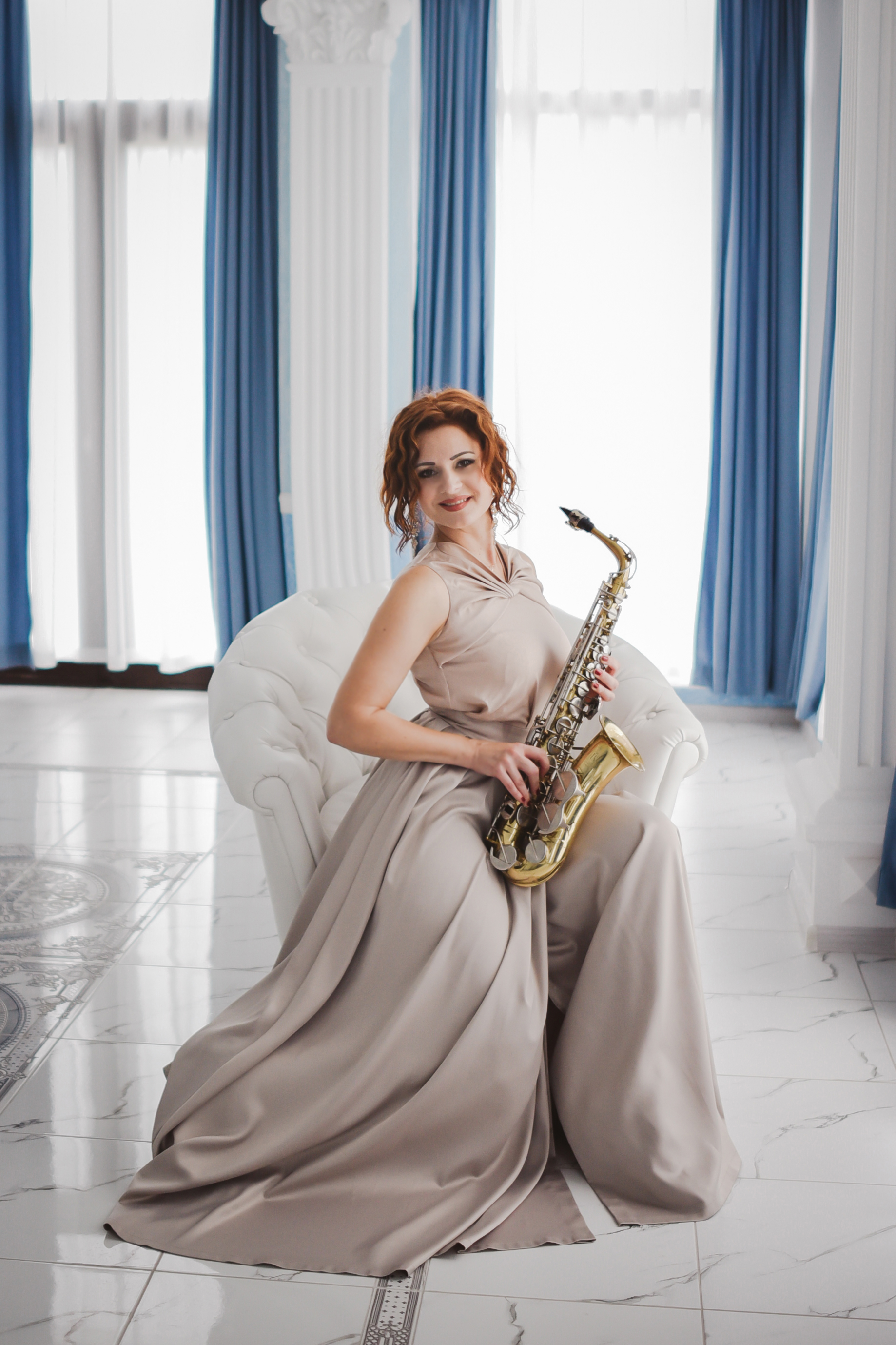 Female Saxophone Player