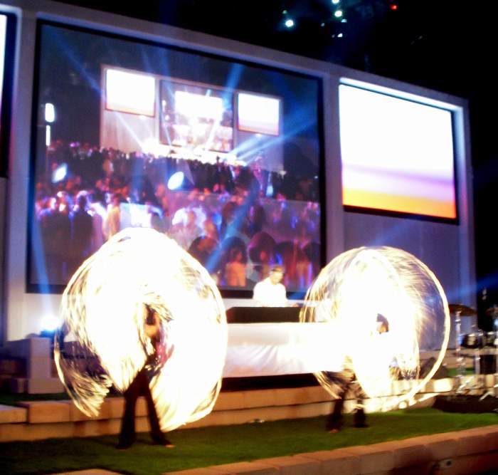 FIRE DANCERS performance