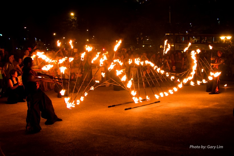 Fire Extravaganza performance