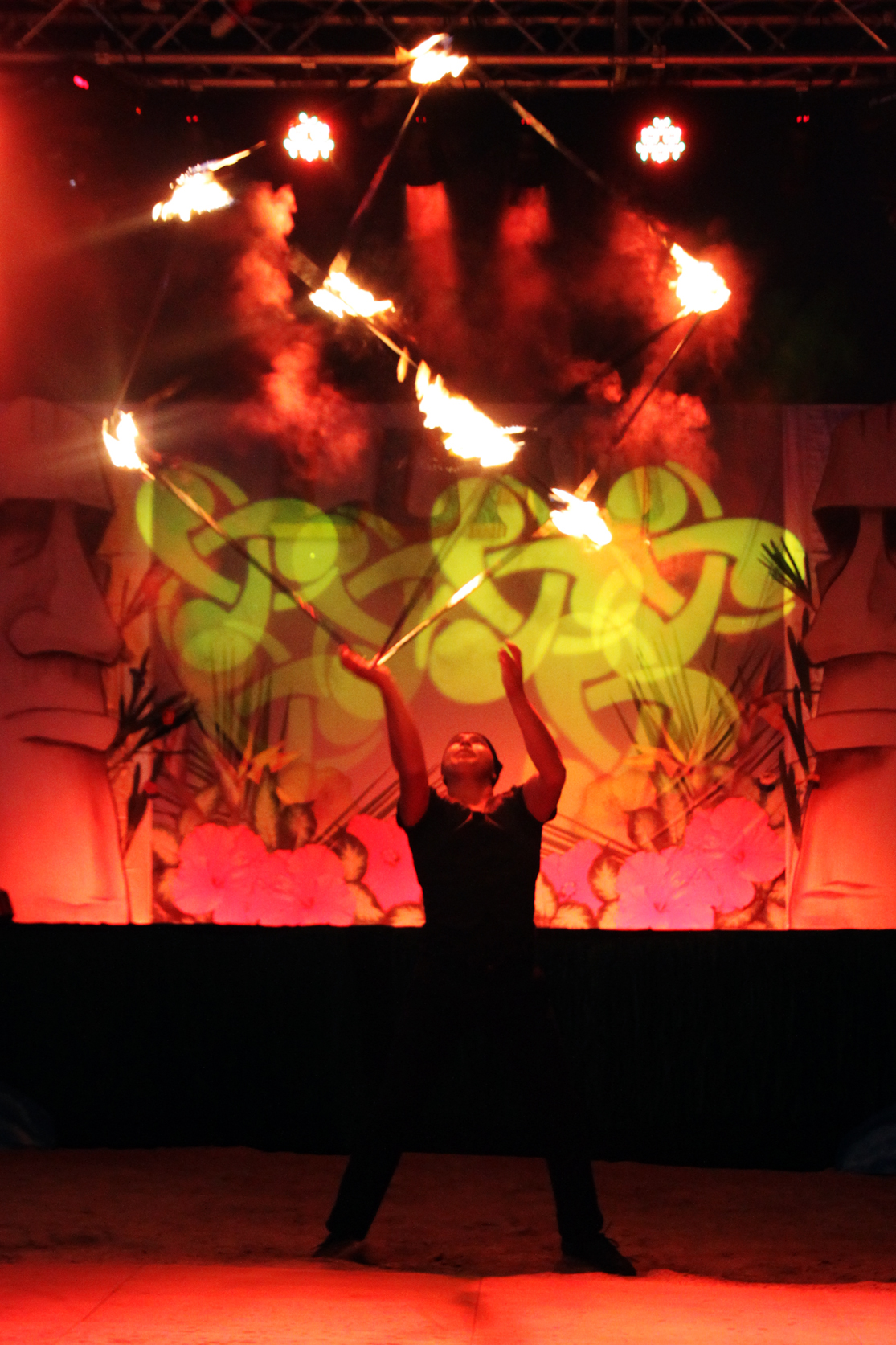 Fire Juggler performance