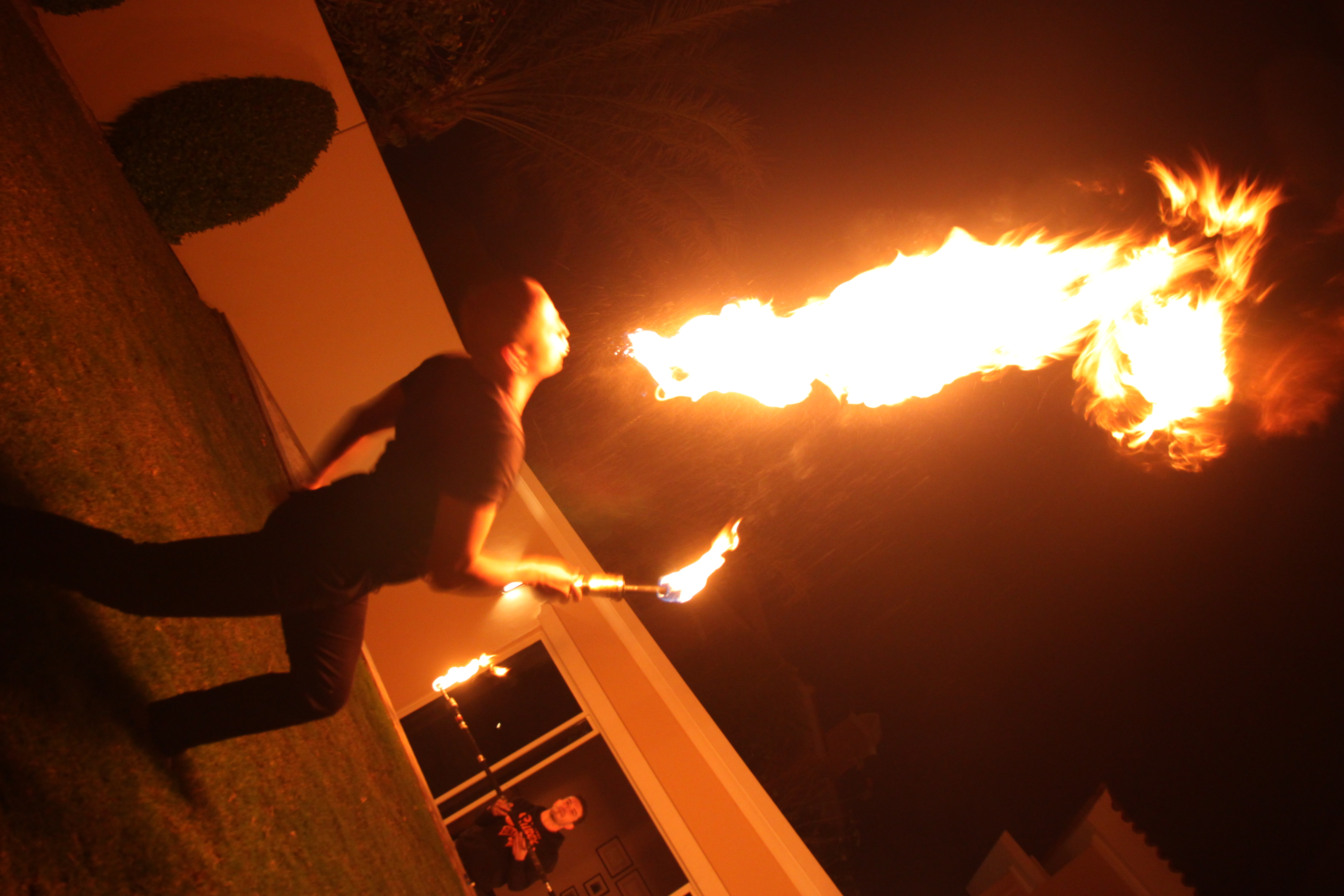 Fire Juggler performance