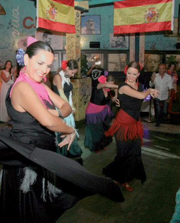 Flamenco Dancers Spanish Musicians performance
