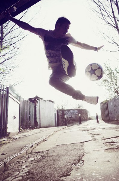 Football & Breakdance Act performance