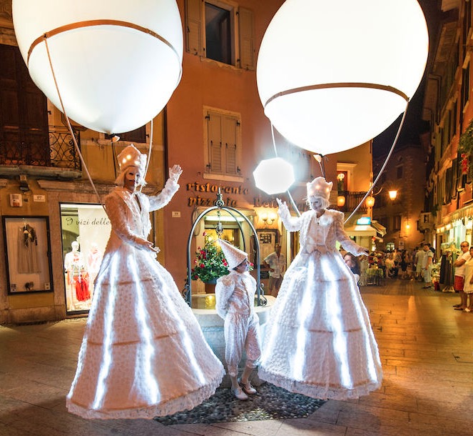 Full Moon Stilt Walkers