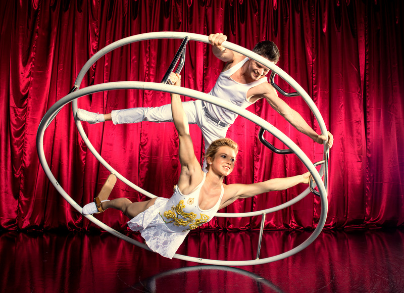 German Wheel and Cyr Acrobats