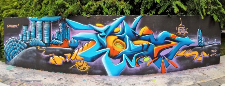 Graffiti Artist performance