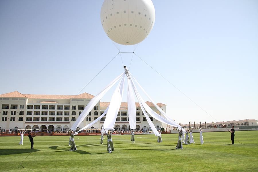 Helium Balloon Aerial Show