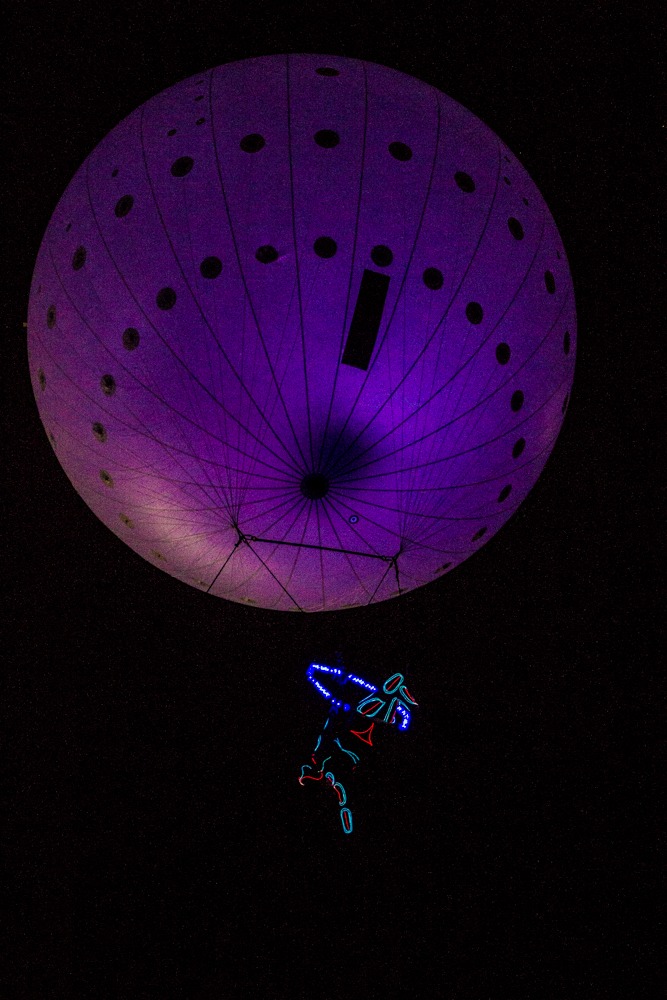 Helium Balloon Aerial Show performance