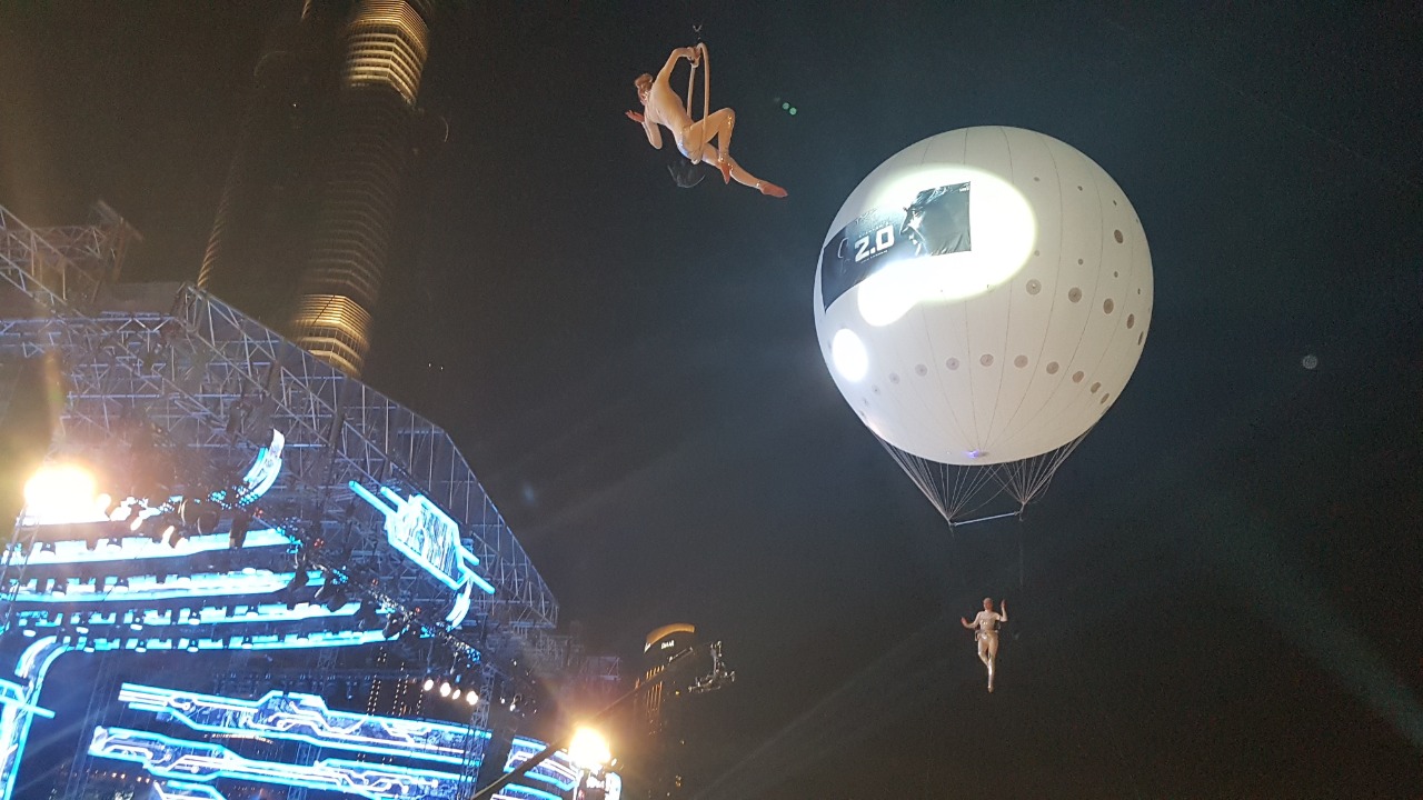 Helium Balloon Aerial Show performance