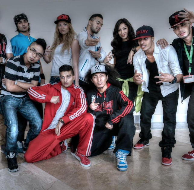 Hip Hop Break Dancers performance