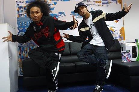 Hip Hop Break Dancers performance
