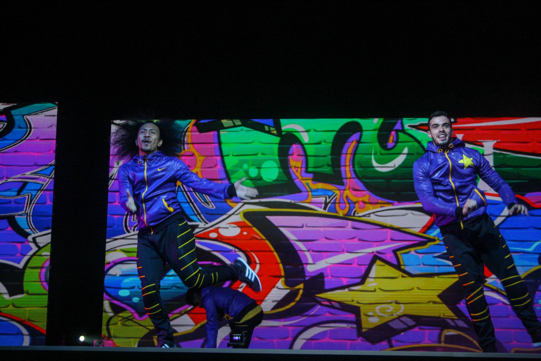 Hip Hop Break Dancers performance