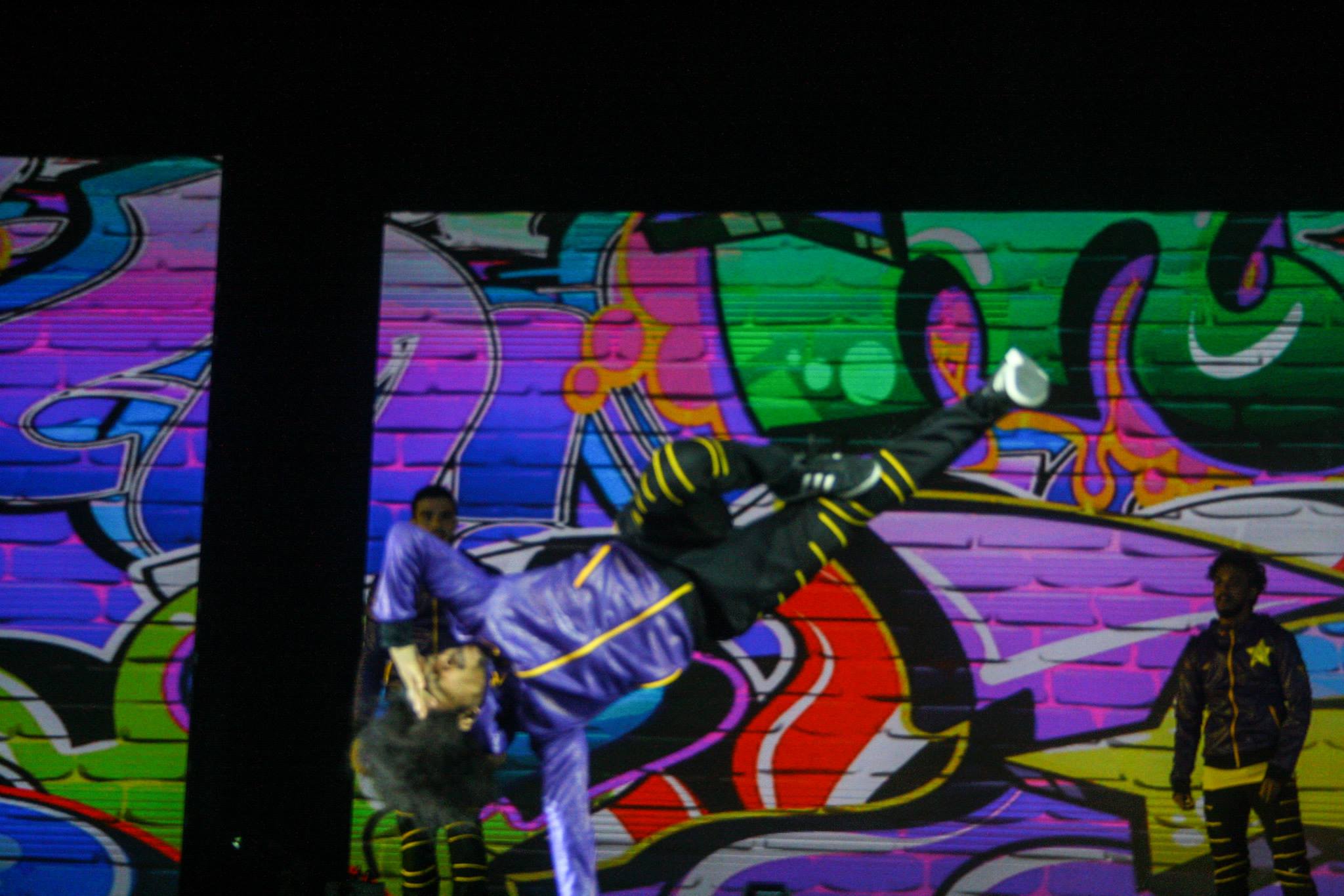 Hip Hop Break Dancers performance