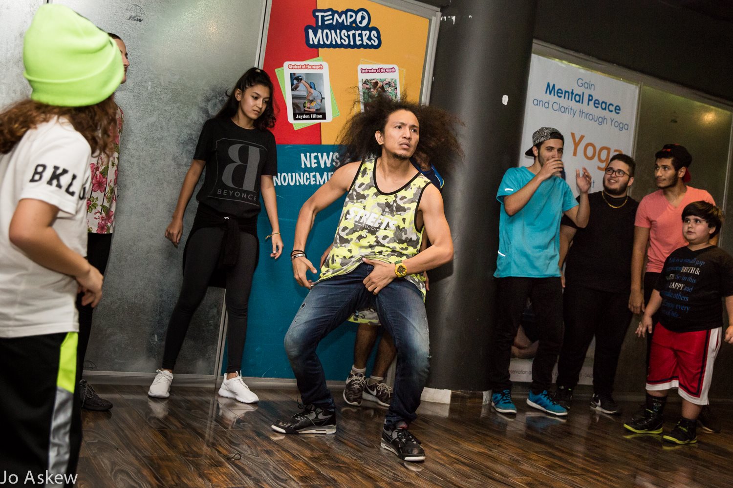 Hip Hop Break Dancers performance